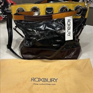 Black and Yellow Shoulder Bag